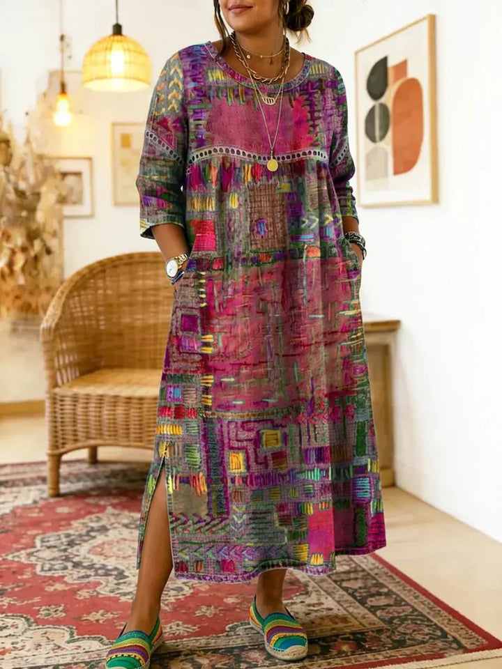 Kit | Printed Midi Dress