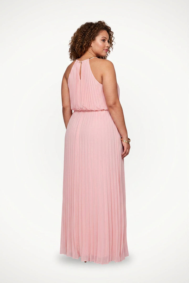 Verity - Sleeveless Belted Maxi  Dress