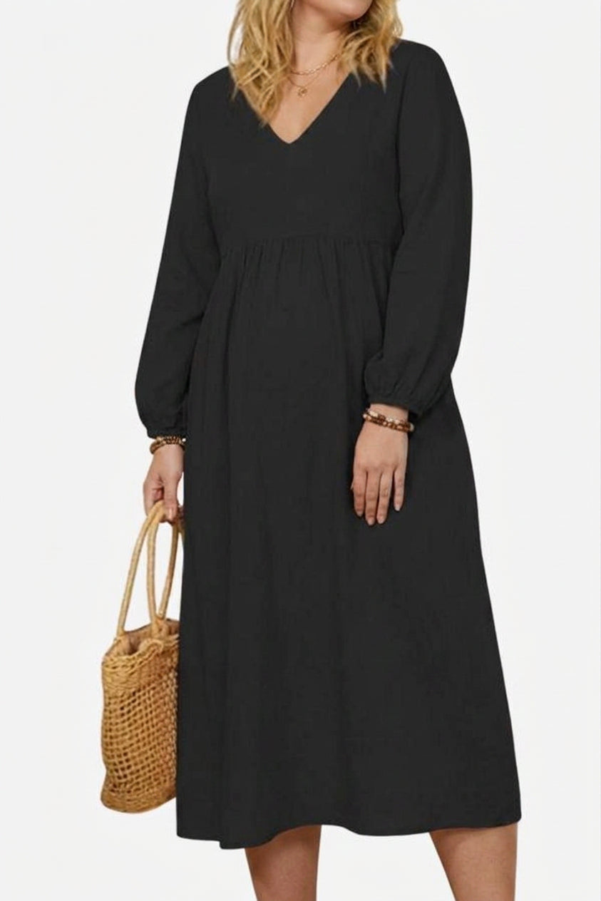 Shiloh - Midi Long Sleeve Dress