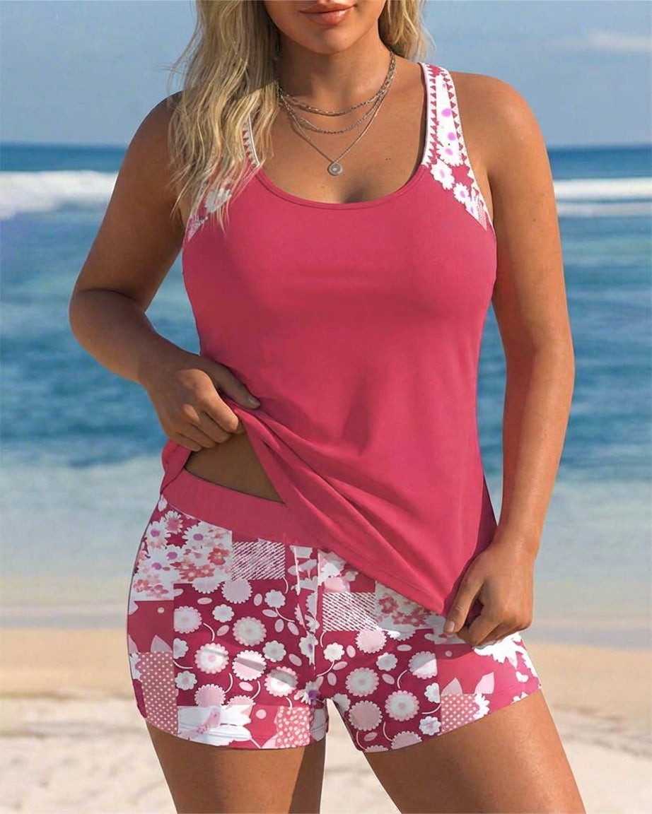 Freya | Two-Piece Swimsuit with Comfortable Fit and Floral Beach Style