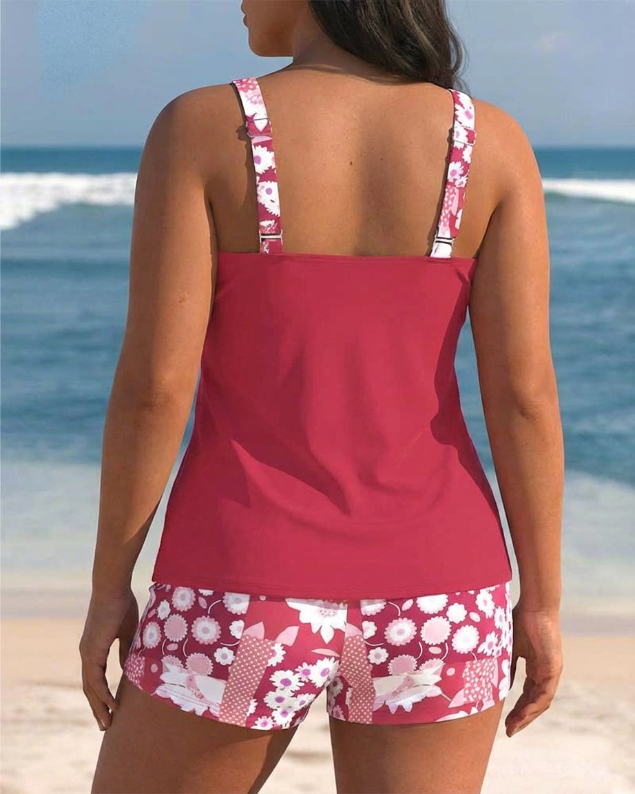 Freya | Two-Piece Swimsuit with Comfortable Fit and Floral Beach Style