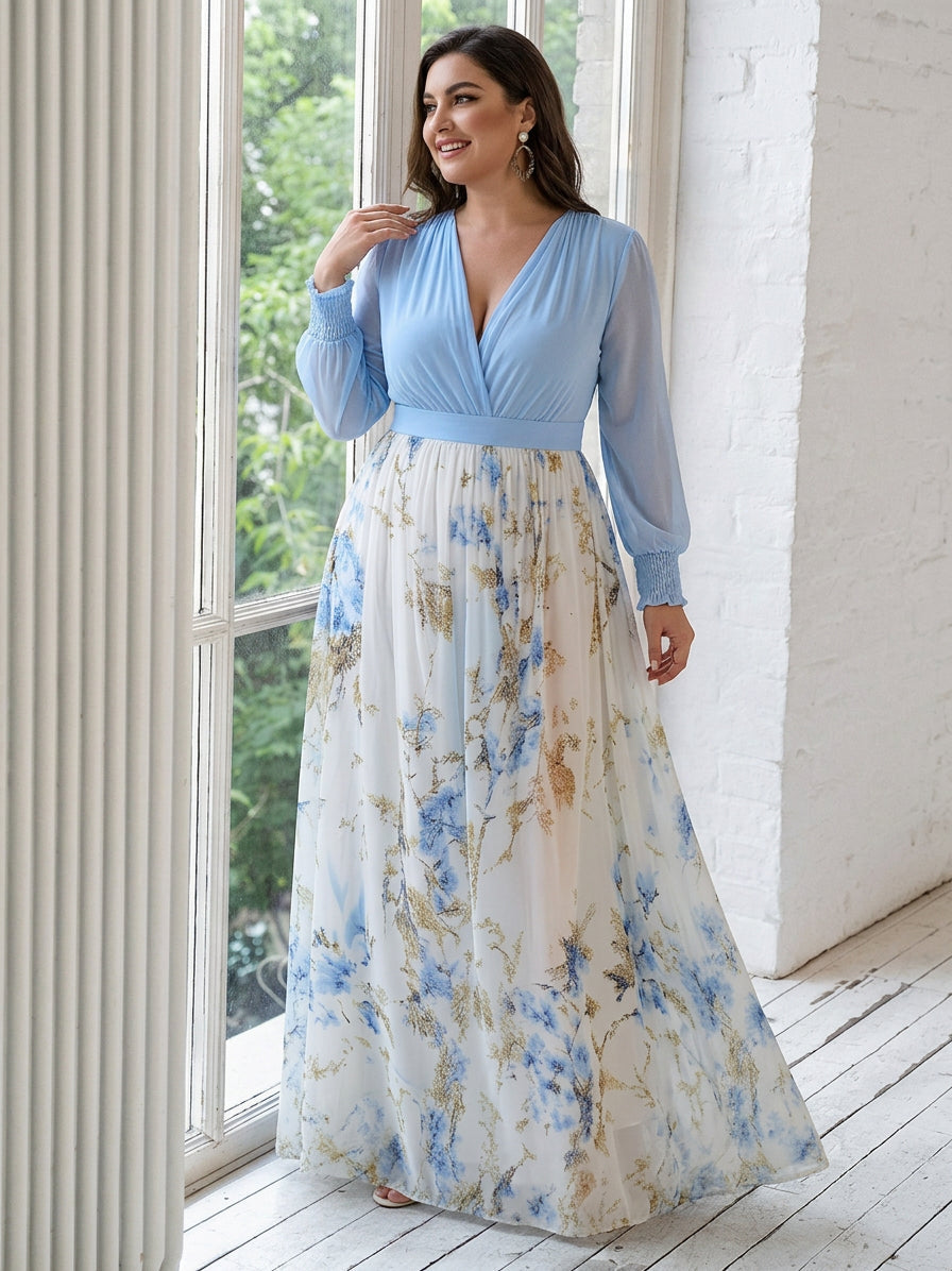 Alessia | Beautiful Maxi Dress with Floral Print
