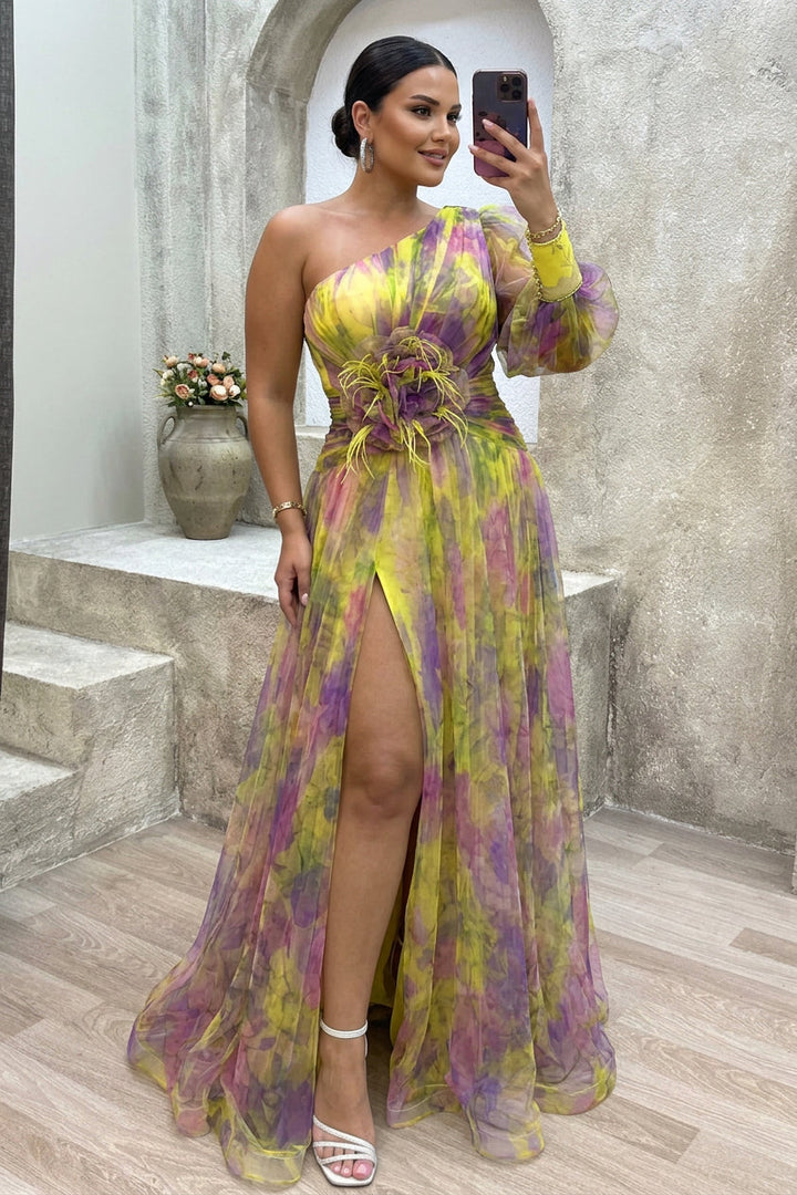 Vera | Summer Escape Beauty Floral Pleated Maxi Dress