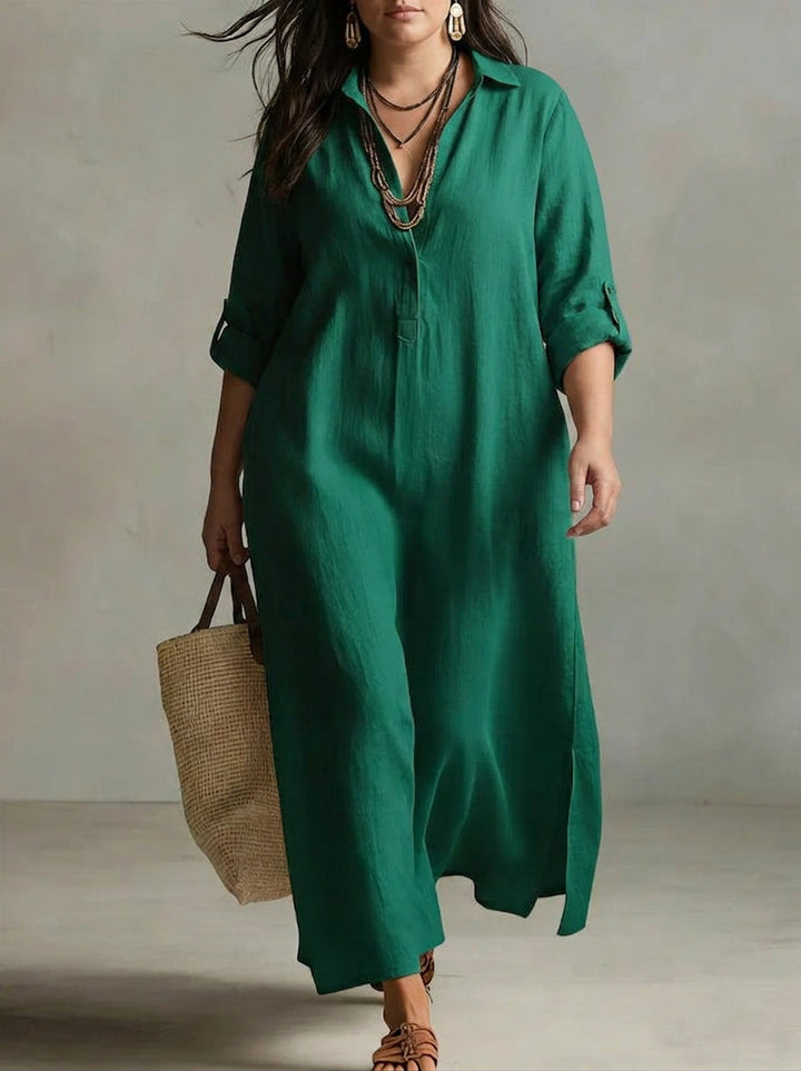 Ffion Long Sleeve Dress: Effortless Laid-Back Elegance