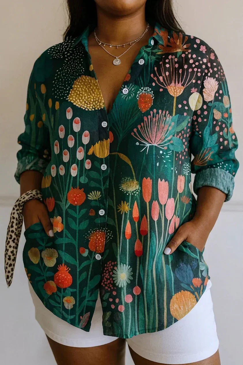 Arabella | Patterned Blouse