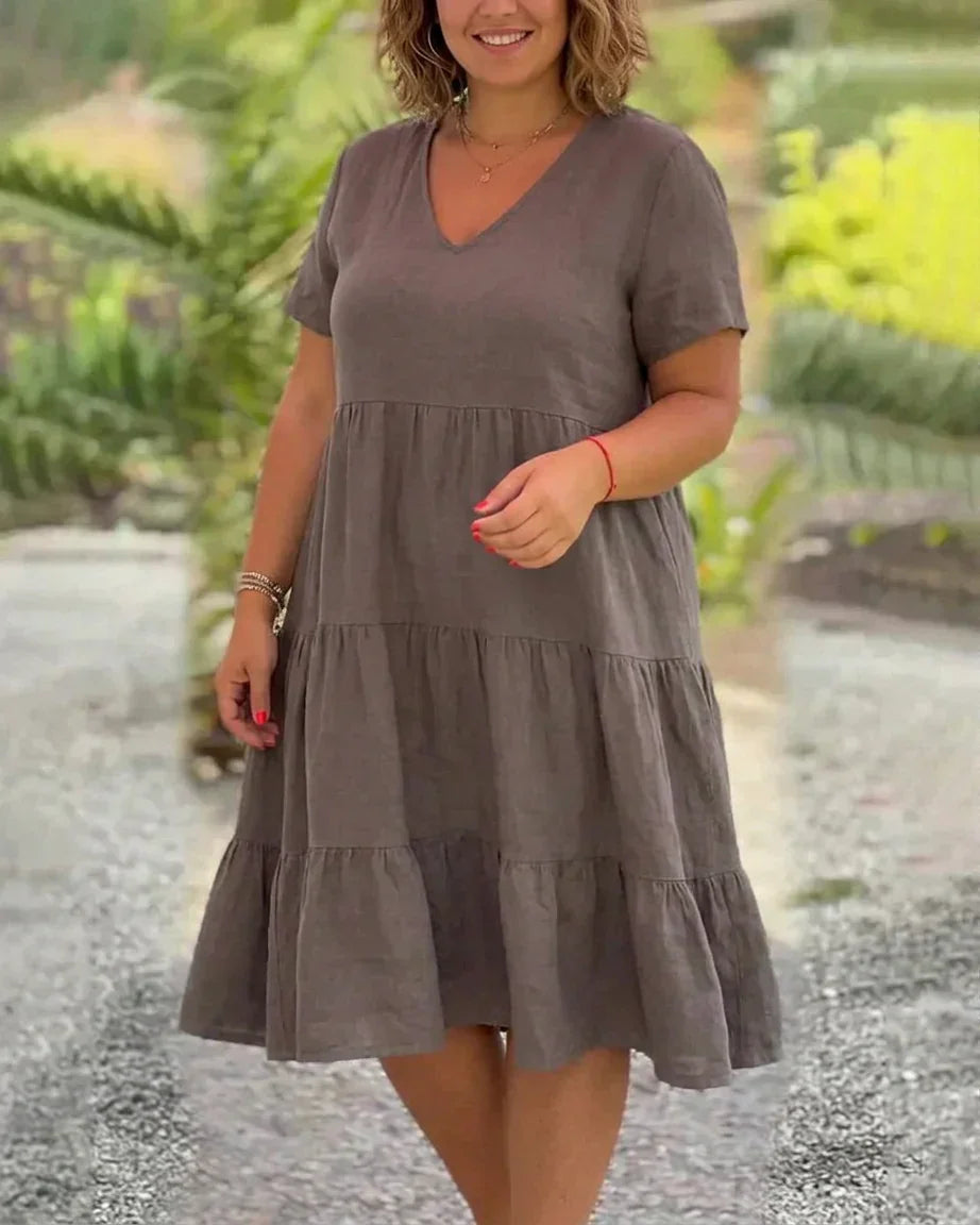 Beatrix - Casual Summer V-neck Dress