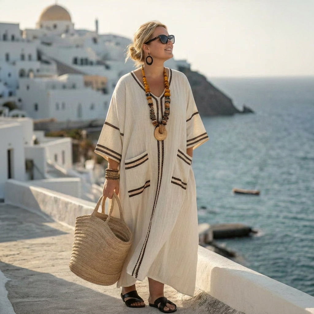 Junia | Timeless Coastal Boho Maxi Dress
