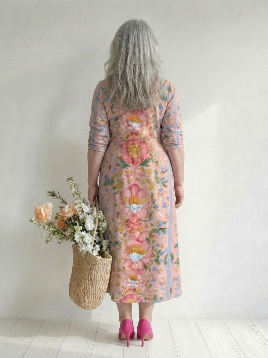 Lark | Light Form Floral Midi Dress