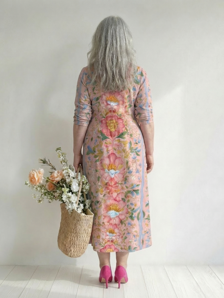 Lark | Light Form Floral Midi Dress