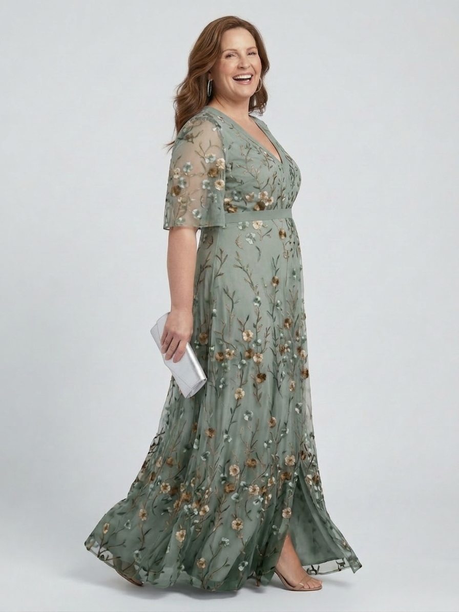Ottilie | Halter Bloom Flow Maxi Dress