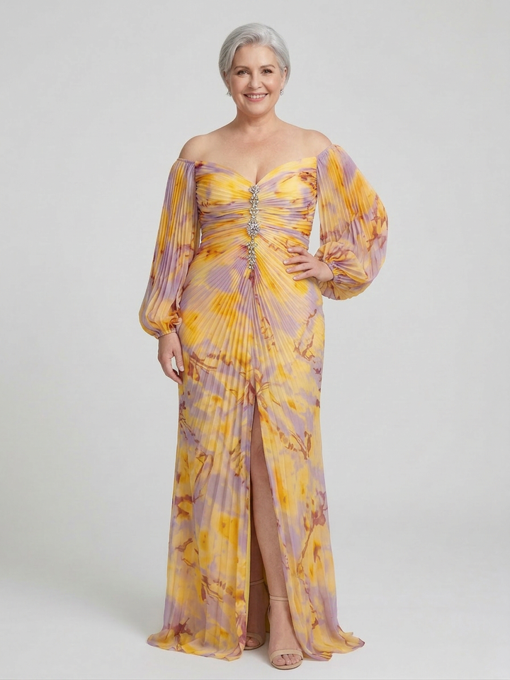 Noa - Elegant Dress with V-Neck