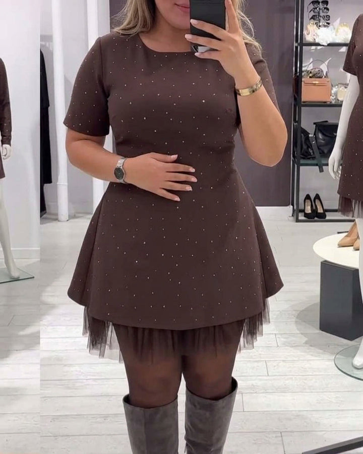 Mirabel - A-Line Patchwork Dress