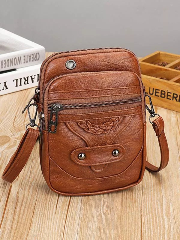 Liora - Vintage Leather Crossbody Bag