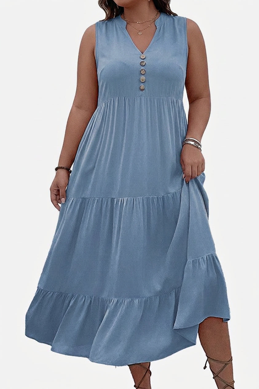 Calla - Tiered Midi Dress