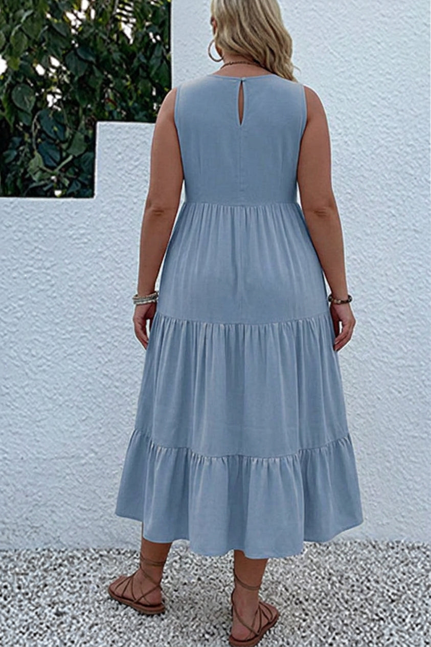 Calla - Tiered Midi Dress