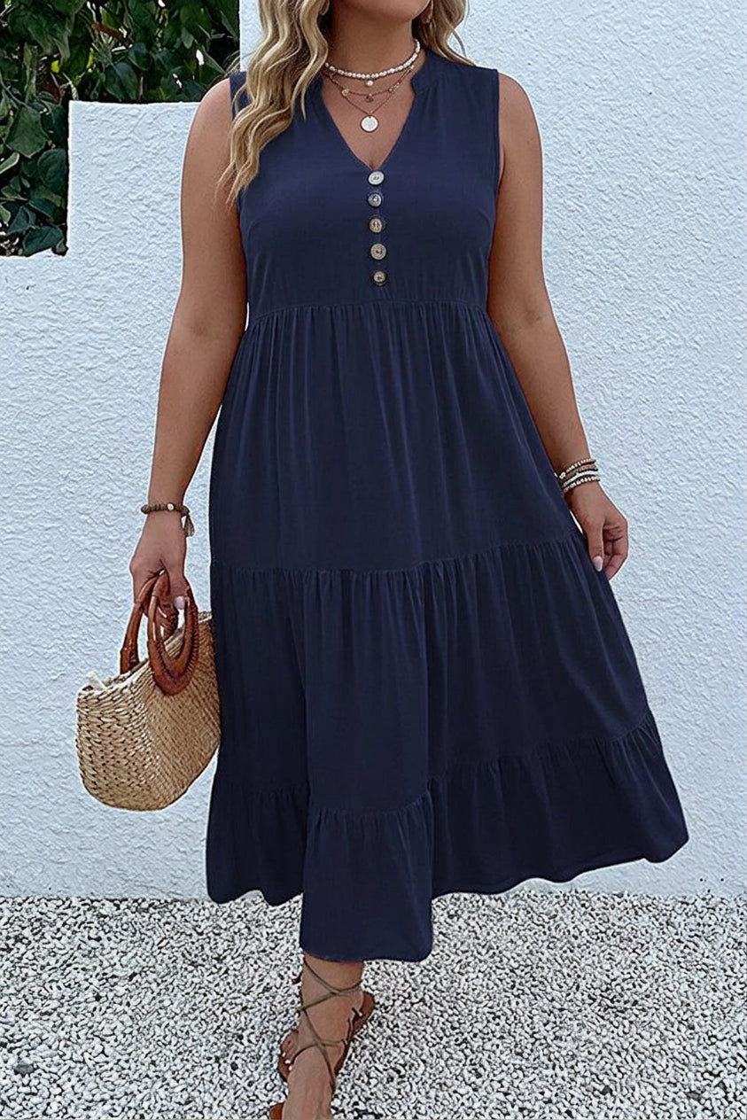 Calla - Tiered Midi Dress