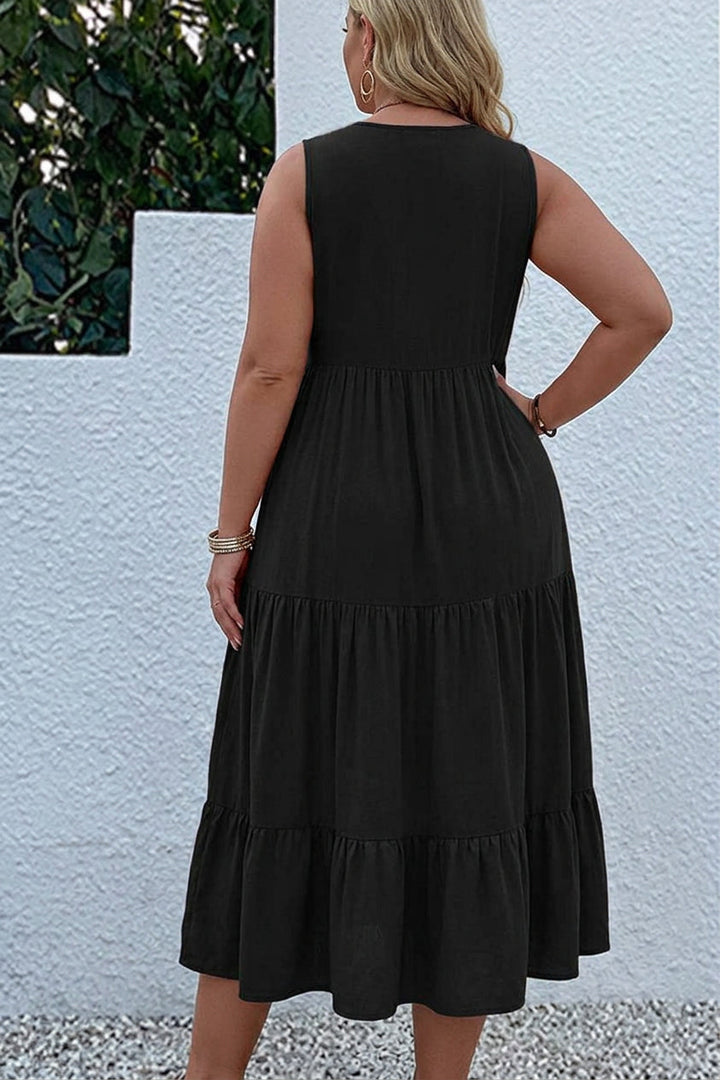 Calla - Tiered Midi Dress
