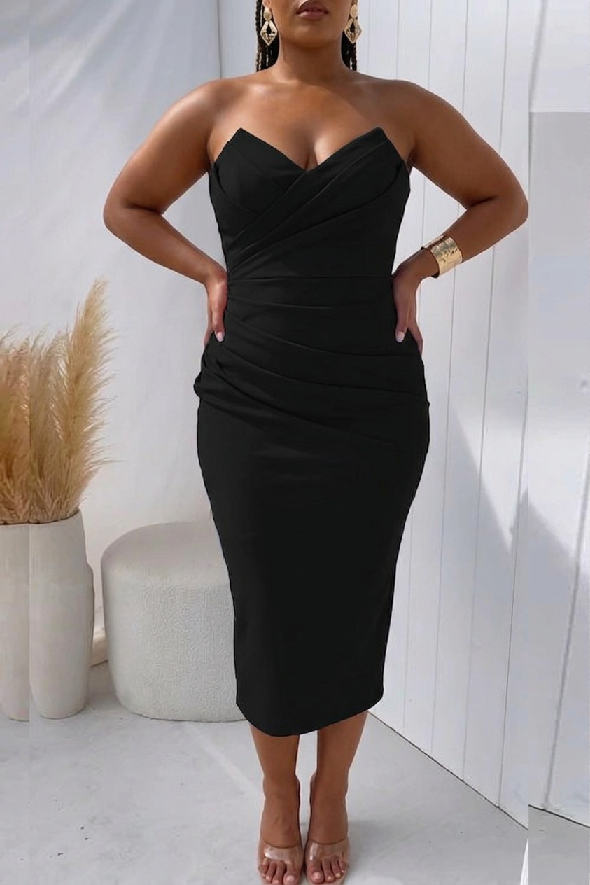 Ffion | Flattering Draped Dress