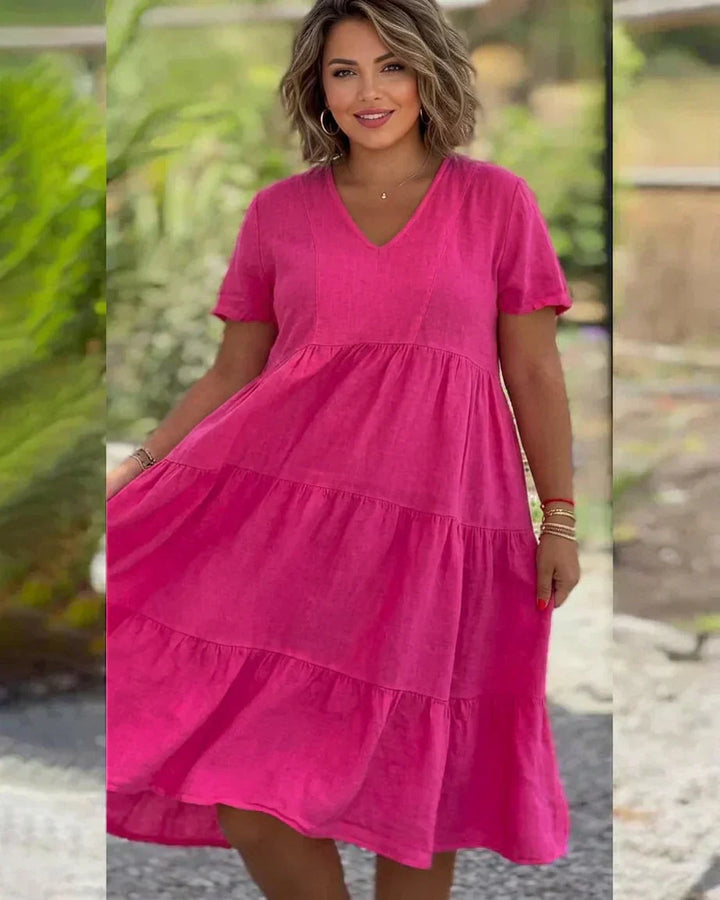 Beatrix - Casual Summer V-neck Dress
