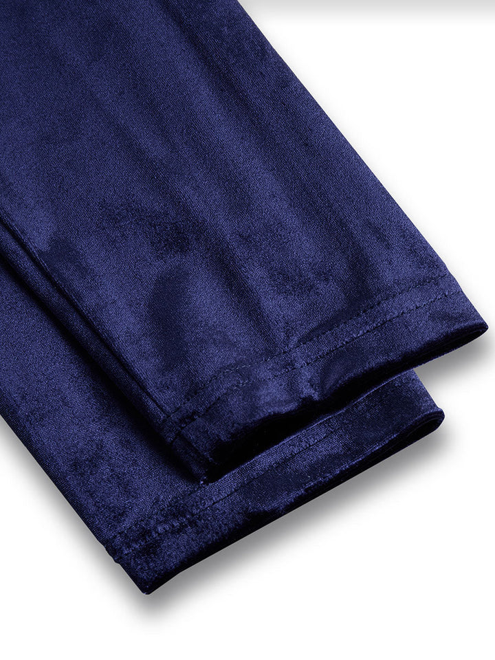 Fern | Navy Blue Long-Sleeve Midi Dress