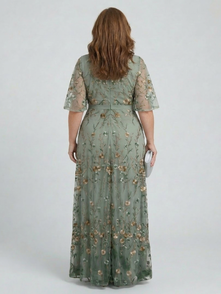 Ottilie | Halter Bloom Flow Maxi Dress