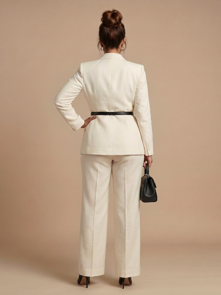 Juniper | Structured Stand Collar Tailored Suit