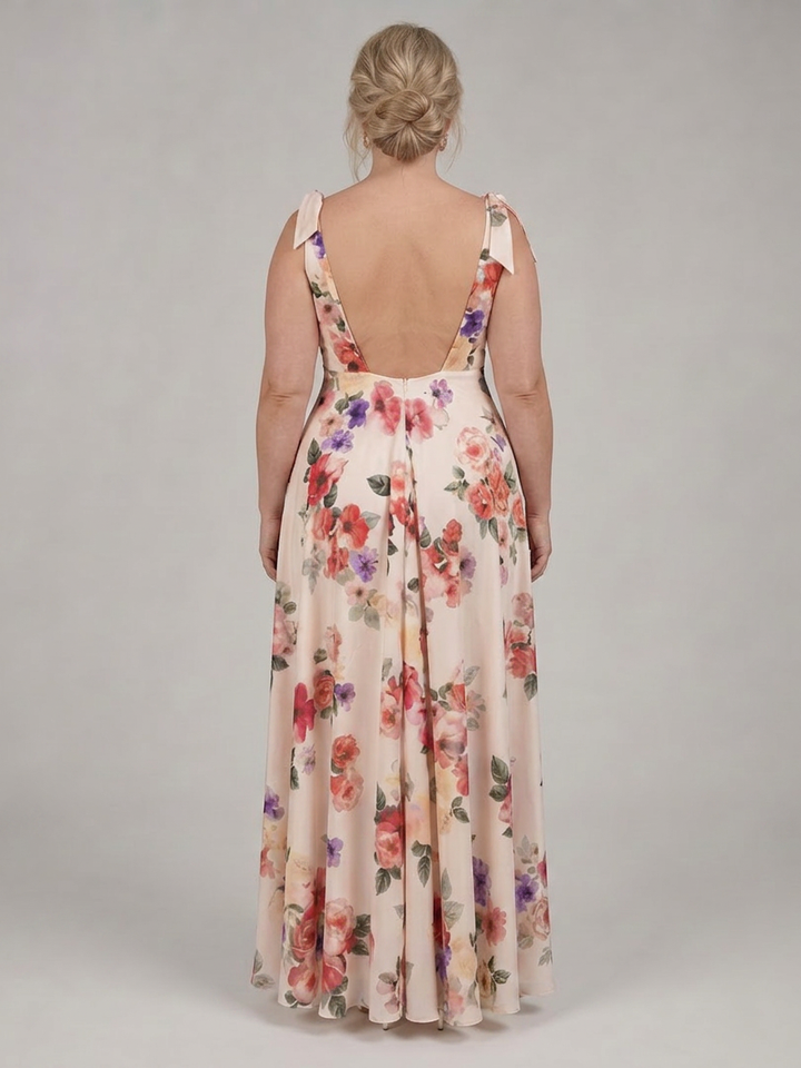 Ember | Sleeveless Flowing Skirt Maxi Dress