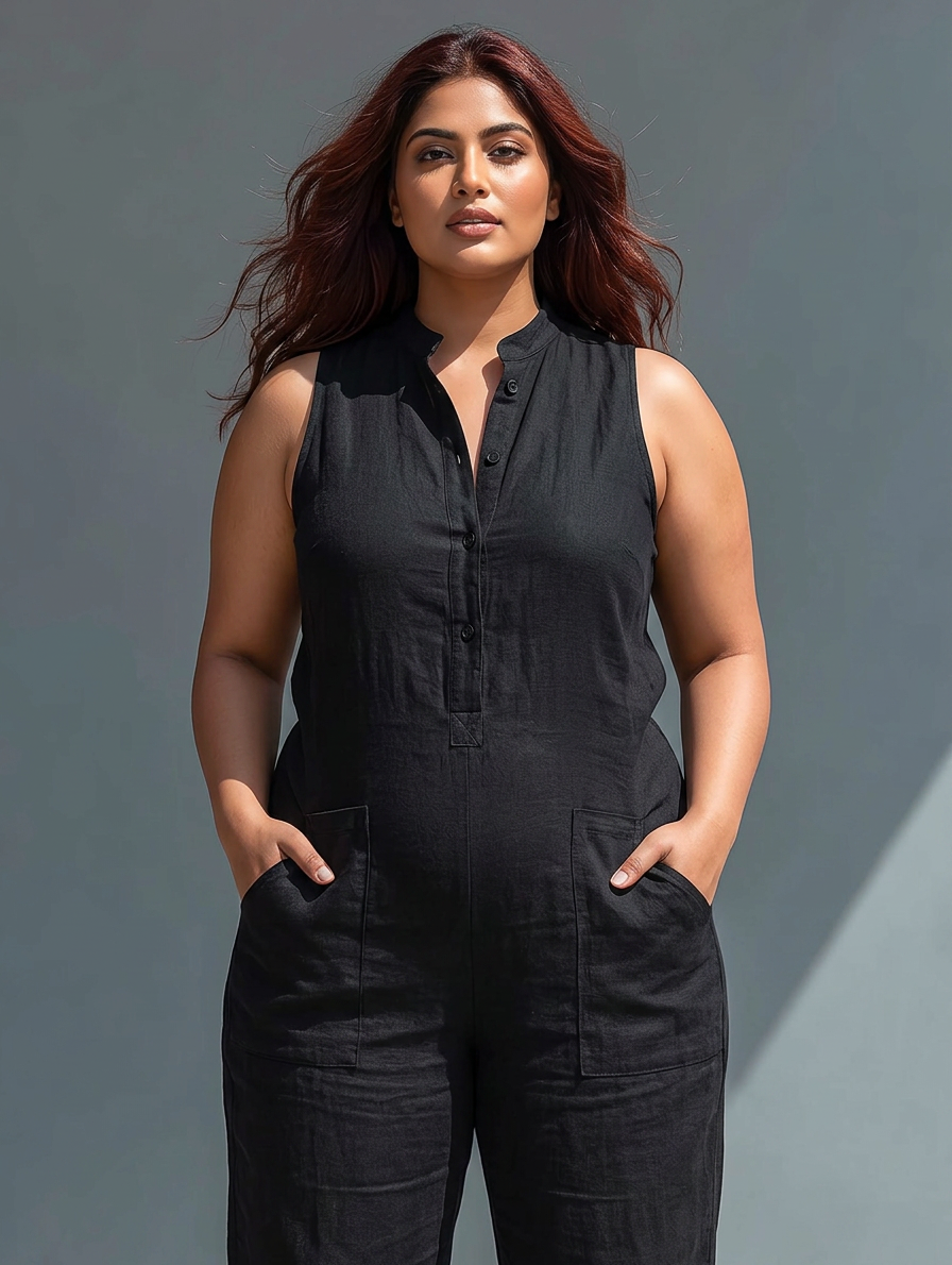 Bria | Jumpsuit Minimalist Linen