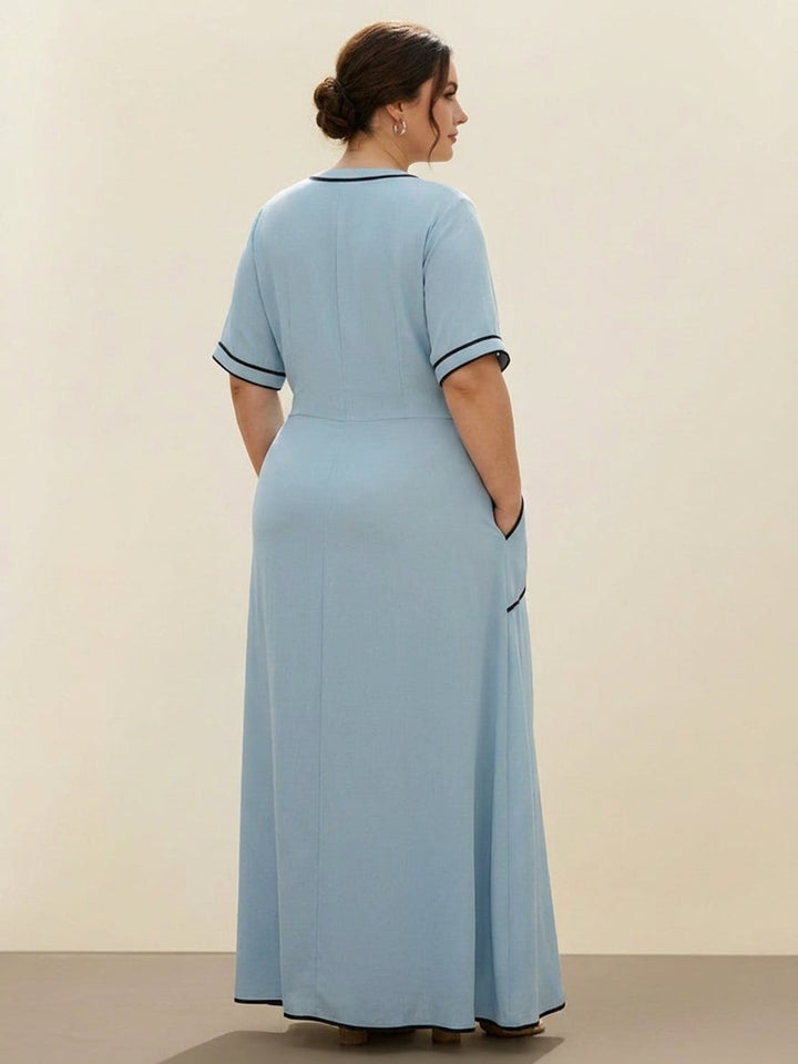 Sora - Knot-Waist Flowing Dress