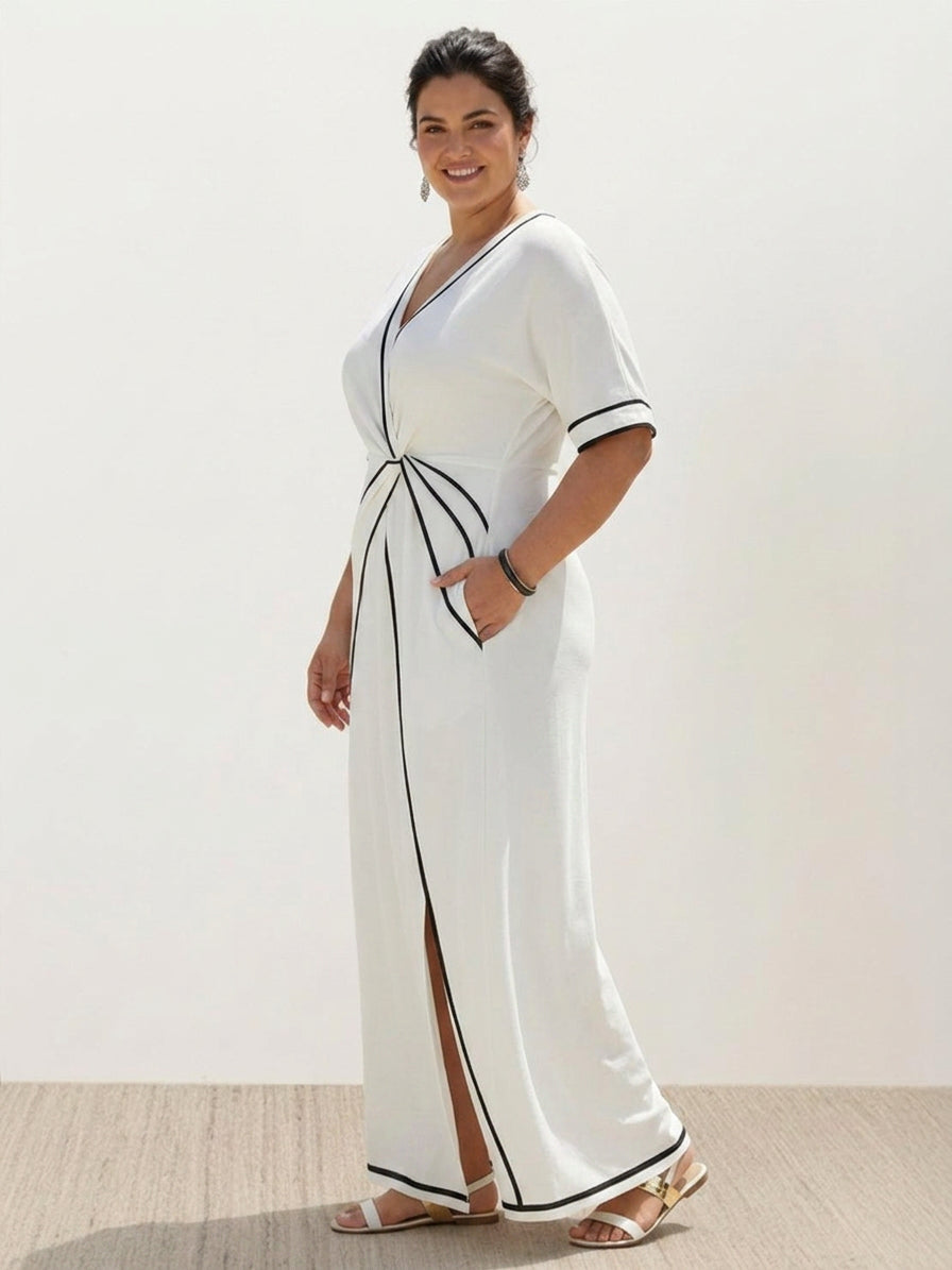 Sora - Knot-Waist Flowing Dress