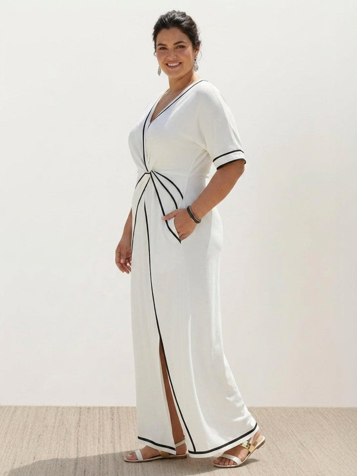 Sora - Knot-Waist Flowing Dress