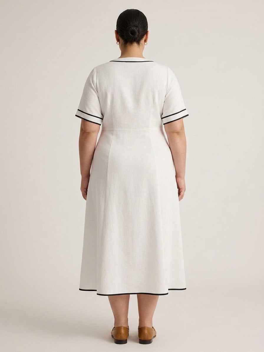 Sora - Knot-Waist Flowing Dress