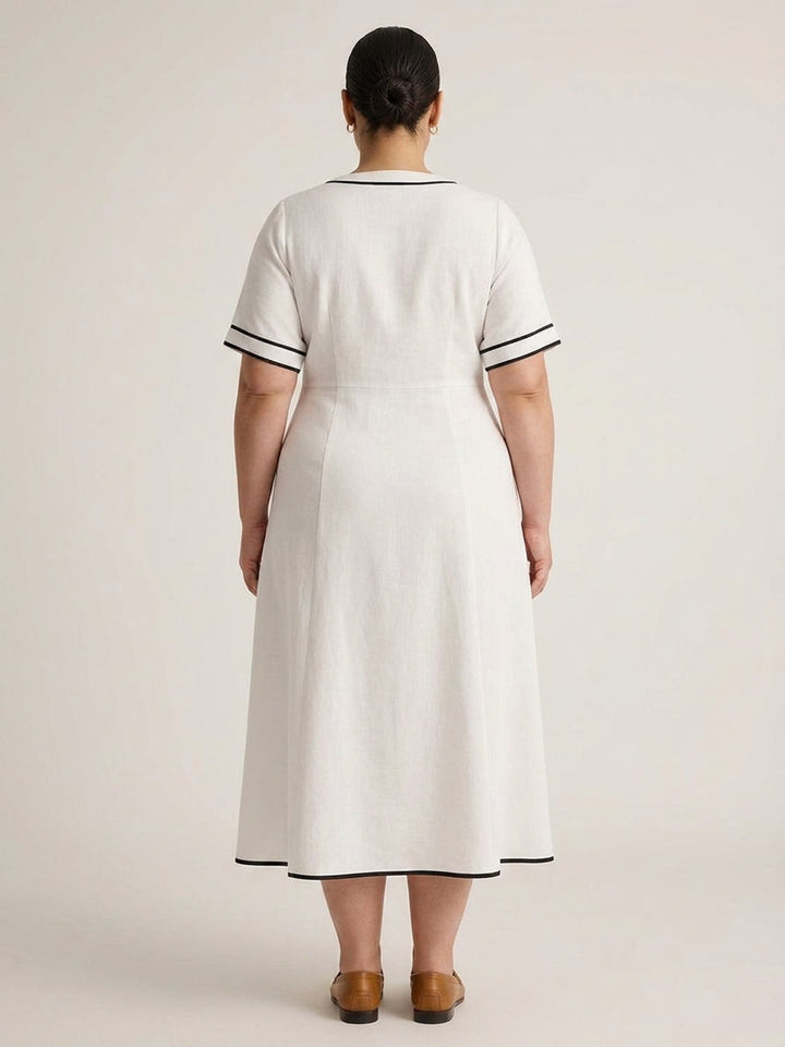 Sora - Knot-Waist Flowing Dress
