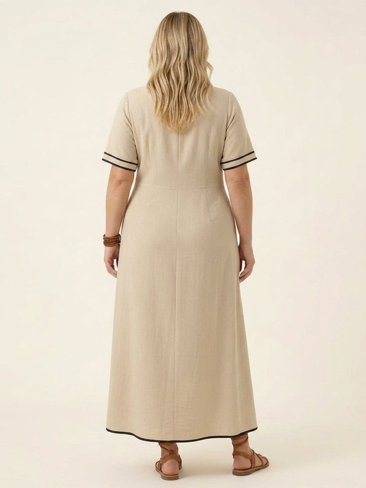 Sora - Knot-Waist Flowing Dress