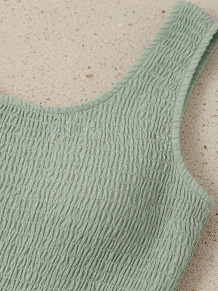 Cassia - Smocked Sleeveless Maxi Dress
