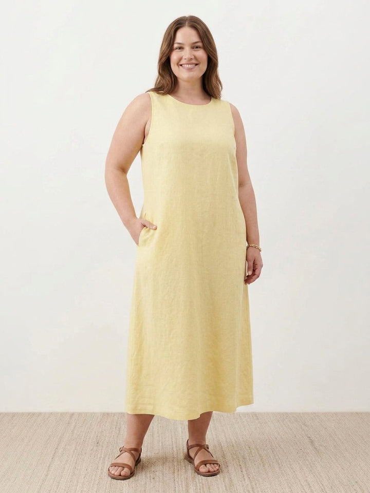 Marlow - Cotton Linen Sleeveless Dress