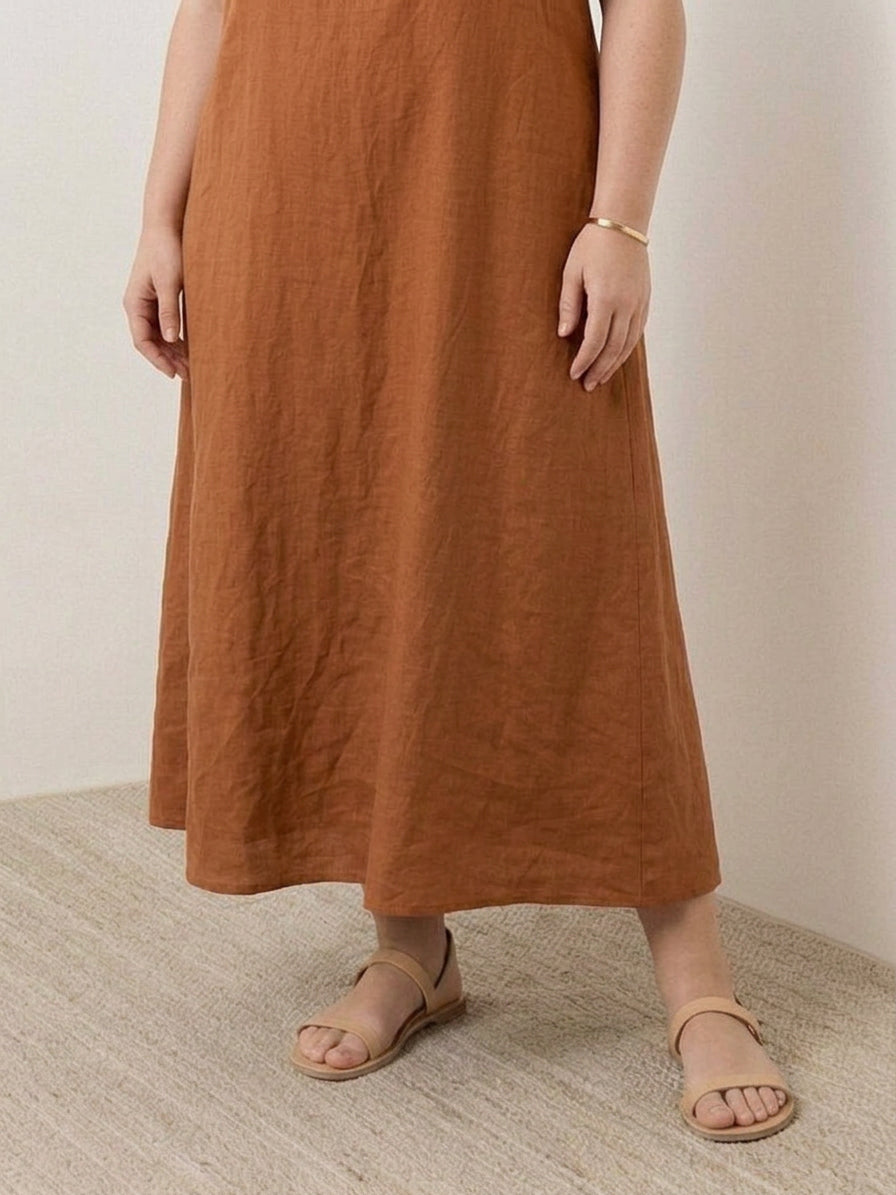 Marlow - Cotton Linen Sleeveless Dress