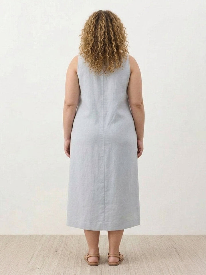 Marlow - Cotton Linen Sleeveless Dress