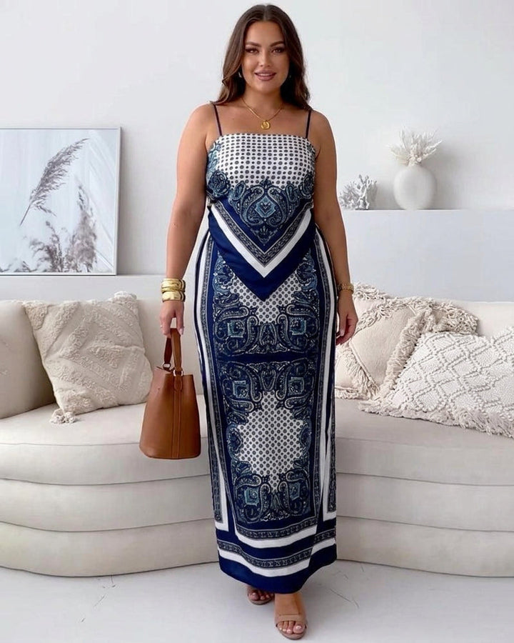 Wren | Vacation Ready Stylish Lace-Up Vest &amp; Trousers Two-Piece Set Dress