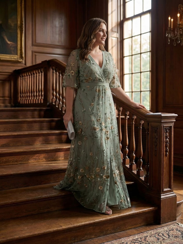 Ottilie | Halter Bloom Flow Maxi Dress