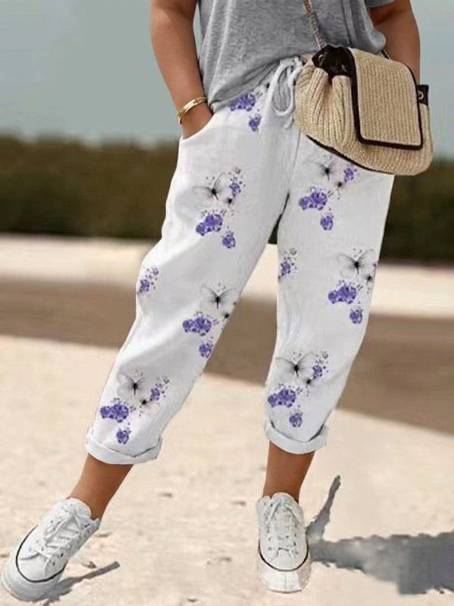 TOVA – FLORAL RELAXED TrouserS