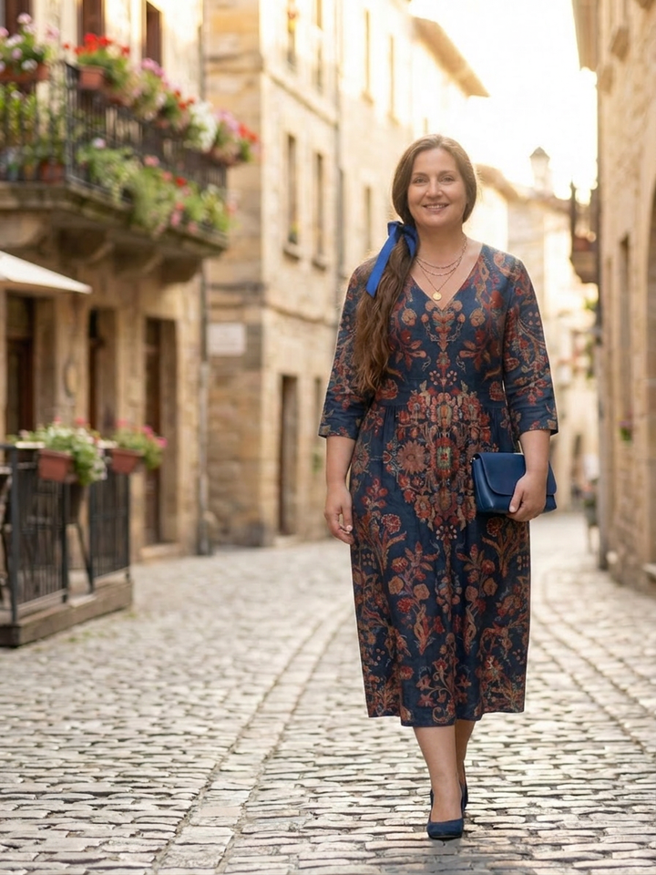 Coraline | Soft Form Midi Dress