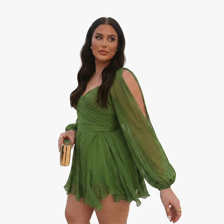 Hedda | Mini Dress with Balloon Sleeves