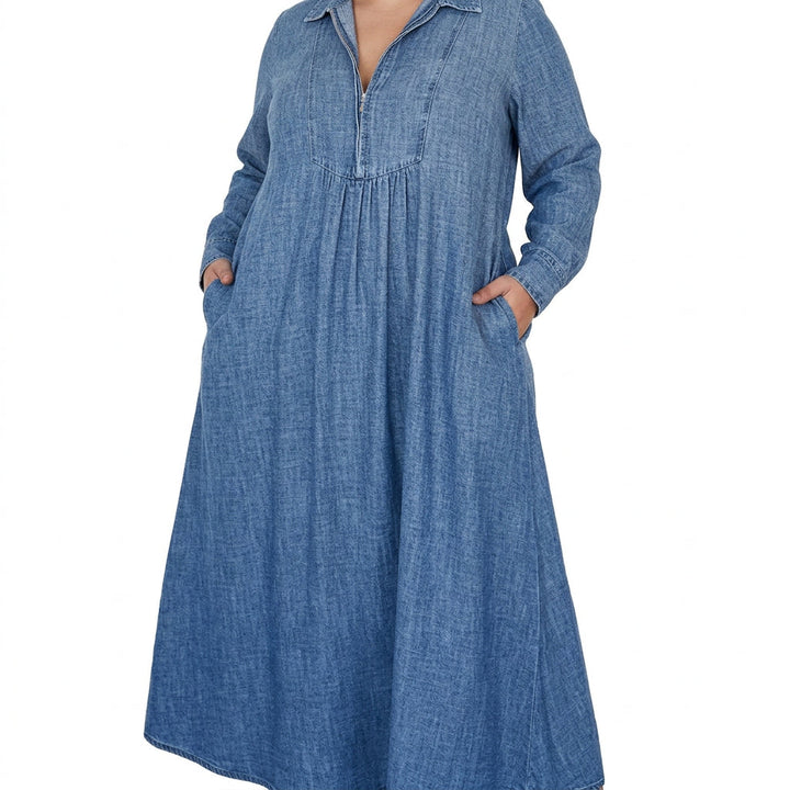 Eulalia Denim Maxi Dress