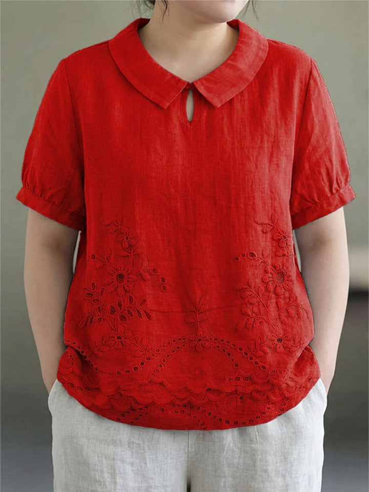 Anaïs | Embroidered Floral Shirt