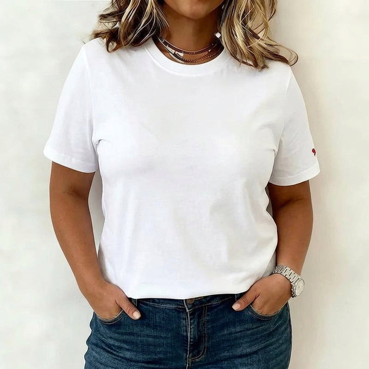 Nadia | Casual Solid Color T-Shirt