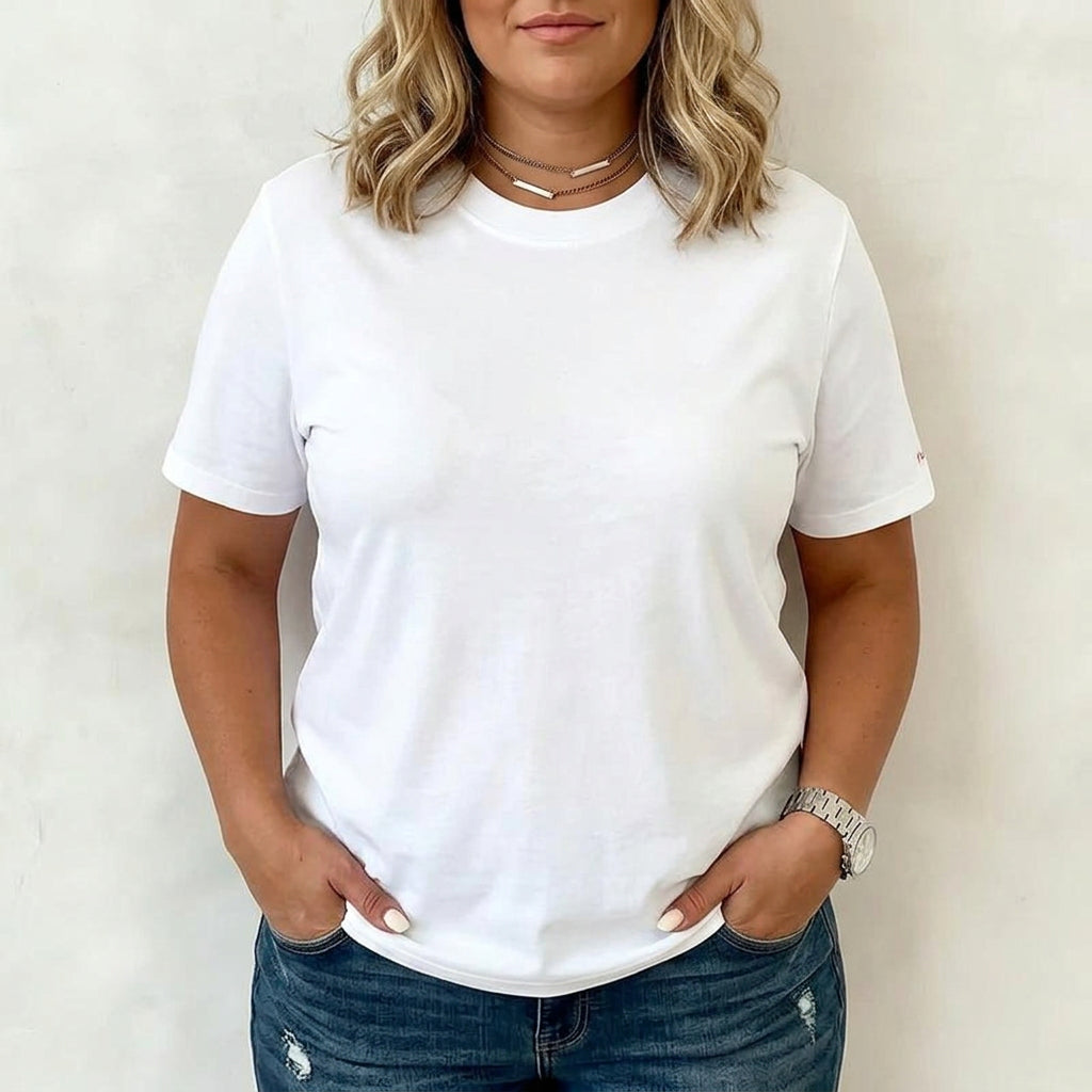 Nadia | Casual Solid Color T-Shirt