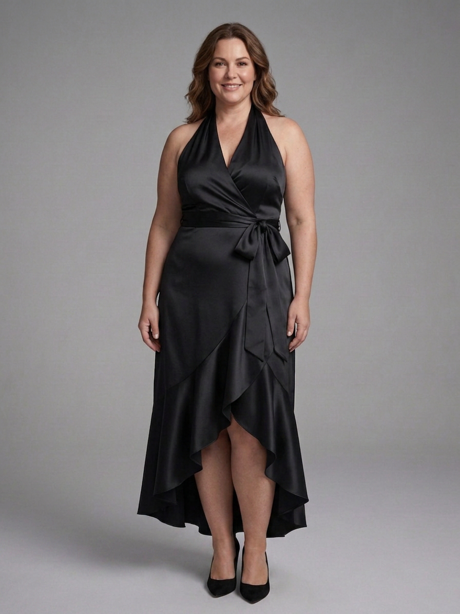 Fleur | High-Low Dress with Neck Straps