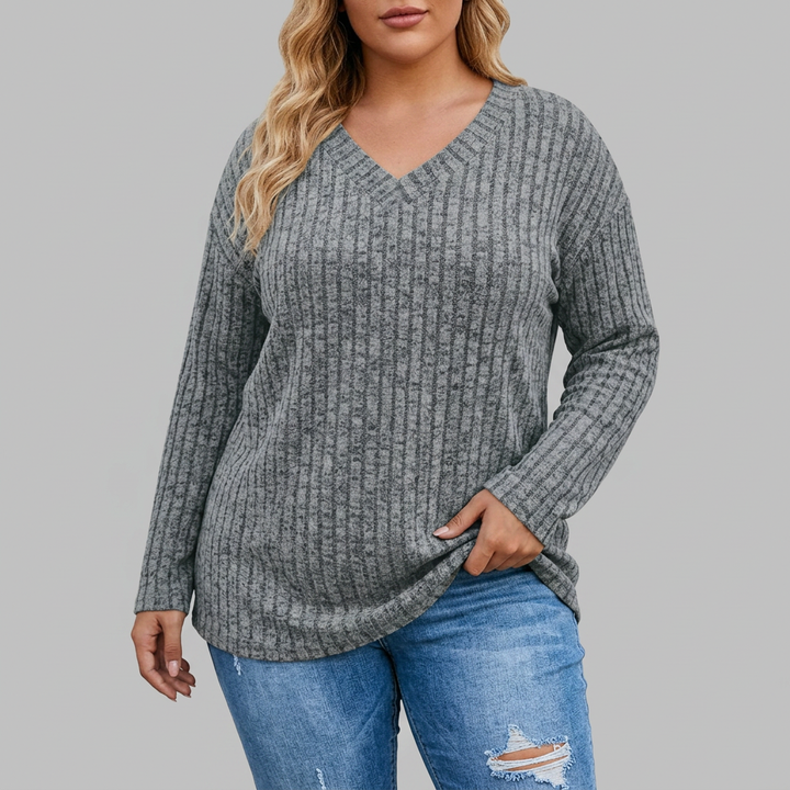 Opaline | V-Neck Long Sleeve Top