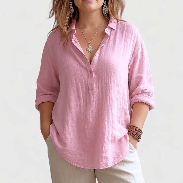 Aisha | Comfortable Linen Blouse